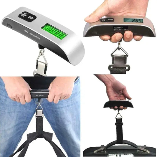 Portable Mini Hanging Scale – Durable Spring Lifting Scale for Luggage, Parcels, and Fishing