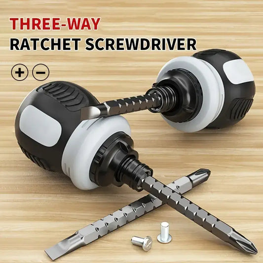 Versatile Magnetic Screwdriver Set | Semi-Automatic Ratchet & Extendable